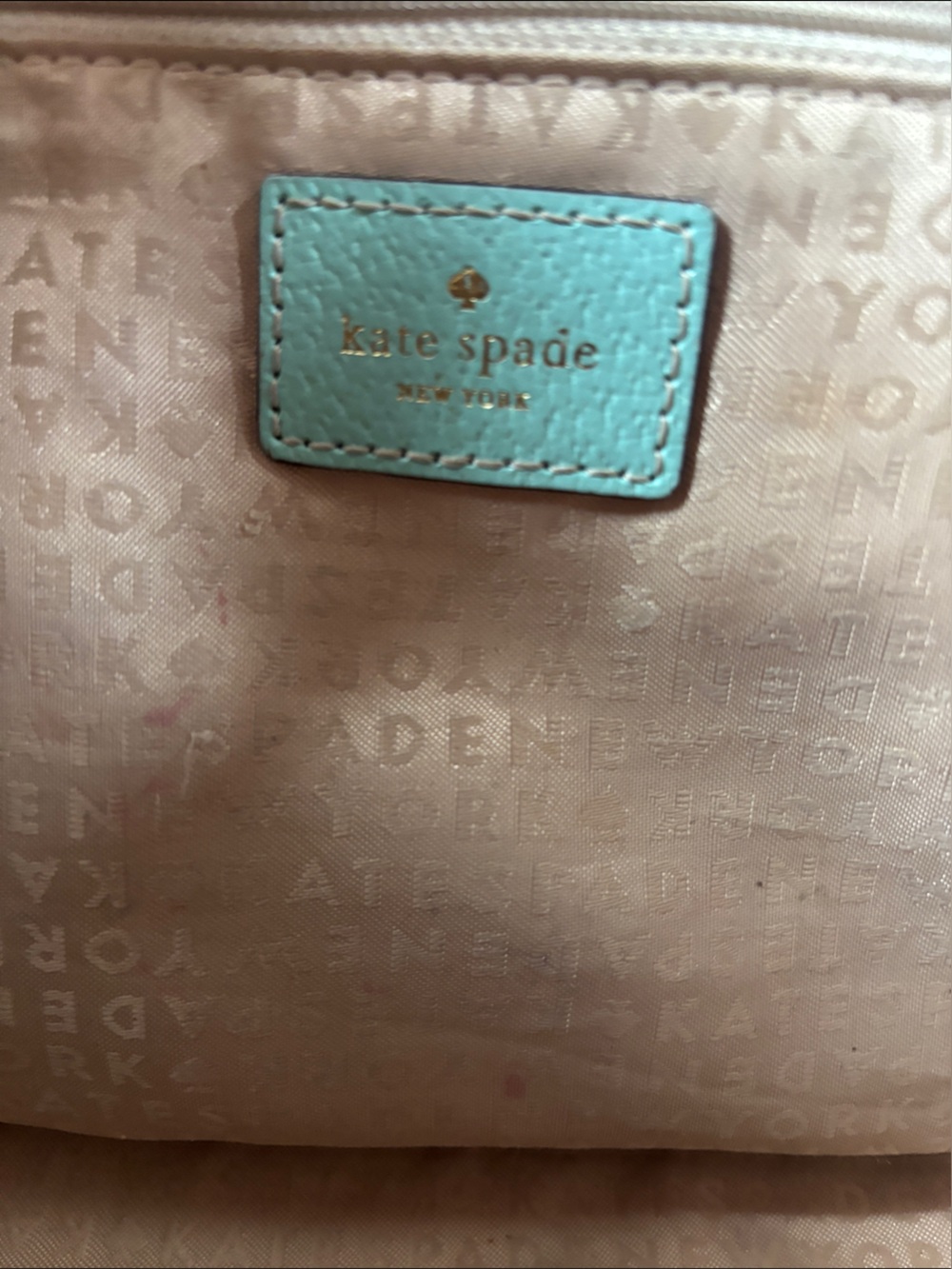 kate spade Tiffany blue dome satchel with detachable strap - Picture 2 of 4